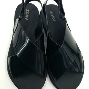 Zaxy Women's Black Sandals